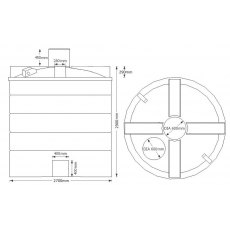 15,000 Litre Underground Potable Water Tank