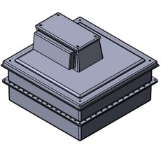 500 Litre Type AB Air Gap GRP Water Tank - Two Piece Insulated, Cat 5