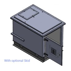 500 Litre GRP Pump Enclosure with built in Tank, AG air gap 1500-500