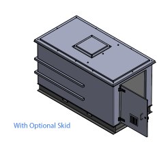 2143 Litre GRP Pump Enclosure with built in Tank, AG air gap 3636-2143