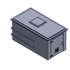 2143 Litre GRP Pump Enclosure with built in Tank, AG air gap 3636-2143