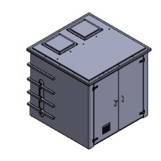 3000 Litre GRP Pump Enclosure with built in Tank, AG air gap 8000-3000