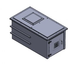 1000 Litre GRP Pump Enclosure with built in tank and Twin pump 160L/Min Max 2000-1000