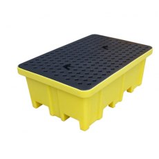 2 Drum Spill Pallet With 4-way FLT Access