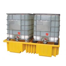 Double IBC Spill Pallet Without Grid