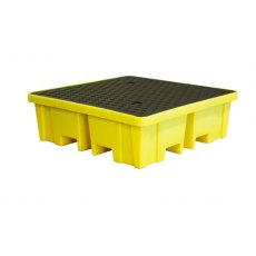 4 Drum Spill Pallet with 4-way FLT Access