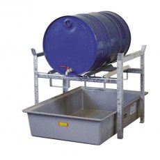 Drum Rack for 1 x 205L Drum with GRP Sump Pallet