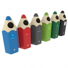 Novelty Pencil Shaped Bins - 70L