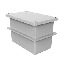 90 Litre GRP Water Tank - Two Piece Insulated