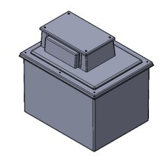 909 Litre Type AB Air Gap GRP Break Tank, Insulated, Cat 5