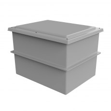 909 Litre GRP Water Tank - Two Piece Insulated