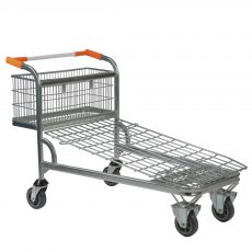 Cash and Carry Trolley with Fixed Basket