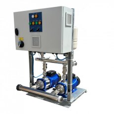 LOWARA Twin Variable Speed Booster Set, 100l/min @ 4.5 Bar With BMS Panel