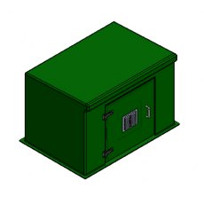 GRP Booster Set Enclosure PWH-1.5x1x1