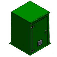 GRP Booster Enclosure PWH-1x1x1.5