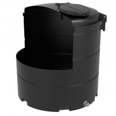 2000 Litre Round Water Tank, Potable