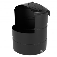 1600 Litre Round Water Tank, Non Potable