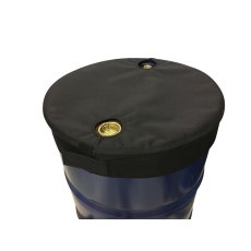 Insulated Lid with holes for 200-220L drum Black