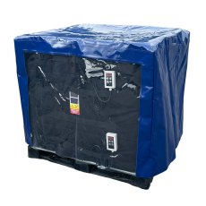 Full Waterproof PVC cover with transparent window for 1000L IBC Container