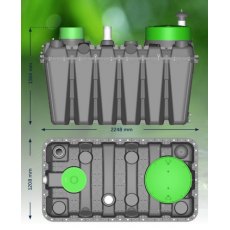 BioRock Beasy Non Electrical 2PE Sewage Treatment Plant