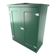 GRP KD-4 Roadside Double Door Cabinet - 1105mm x 475mm x 1370mm