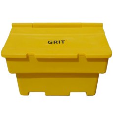 200 Litre Plastic Grit Bin, Yellow