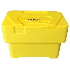 115 Litre Plastic Grit Bin, Stackable, Yellow