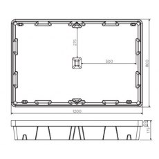 Extra Large Spill Drip Tray, Base Only