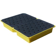 Spill drip tray with grate, 104 Litre