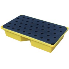 Spill drip tray with grate, 63 Litre