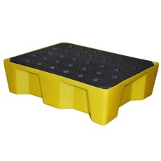 Spill drip tray with grate, 66 Litre