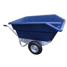 400L Tipping Wheelbarrow, Blue