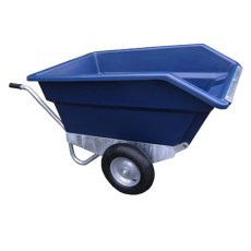 400L Tipping Wheelbarrow, Blue