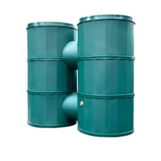 1200 Litre Rainwater Harvesting Tank, Green