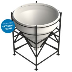 Enduramaxx 2000 Litre Cone Tank Open Top with 60° base