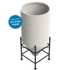 Enduramaxx 3150 Litre Cone Tank Open Top with 60° base