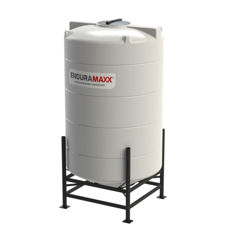 3,250 Litre 30° Closed Top Cone Tank with frame