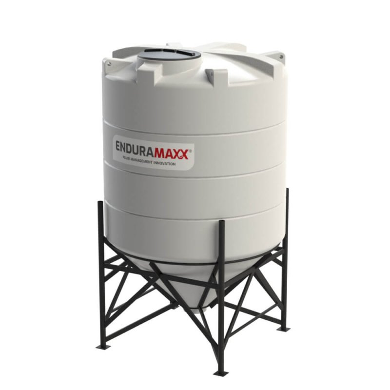 Enduramaxx 5900 Litre Cone Tank- Natural with Frame