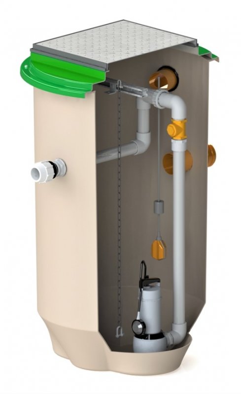 Klargester 1250L Single Pumping Station
