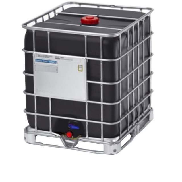 Black 1000 Litre IBC