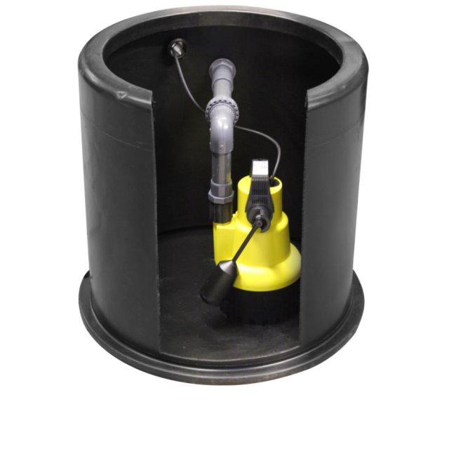 800 Litre Basement Sump Pump System, 6m Lift Tanks Direct