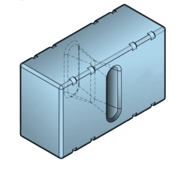 210 Litre Vetus Rigid Waste Water Tank