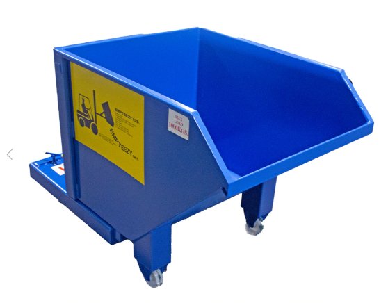 Auto Tipping Skip 0.5m³ on Castors, ATS5C