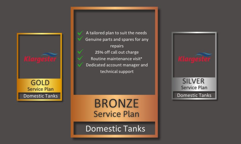 Klargester Bronze Service Plan (Domestic Tanks Only)