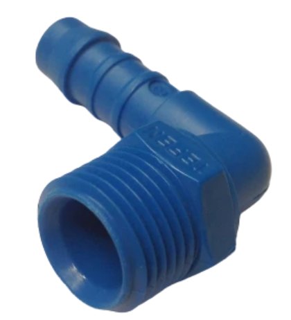 Hose Tail Elbow (1/2 BSP 12mm)