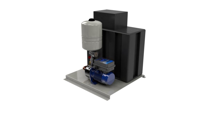 Direct Pumps & Tanks CAT5 Single Variable Speed Pump Booster Set 160l/min @ 3.5bar - 67L
