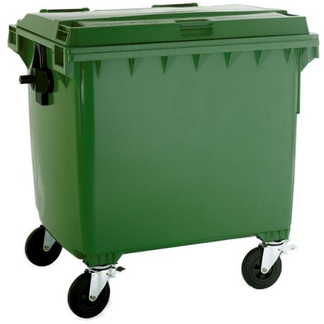 1100 Litre Flat top Wheelie Bin