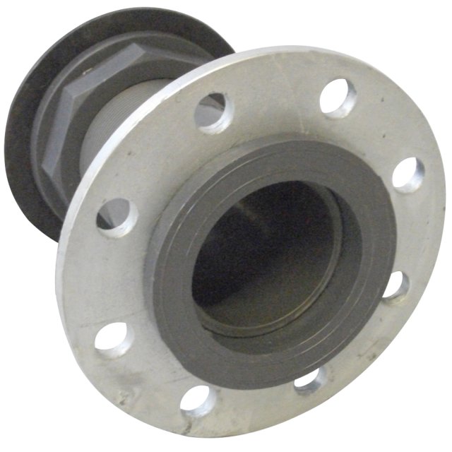 1' PVC Back-Nut Type Flanged Tank Connector