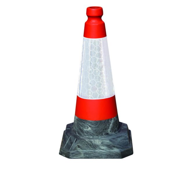 50cm, 1 piece, Roadhog traffic Cone with Sealbrite Sleeve