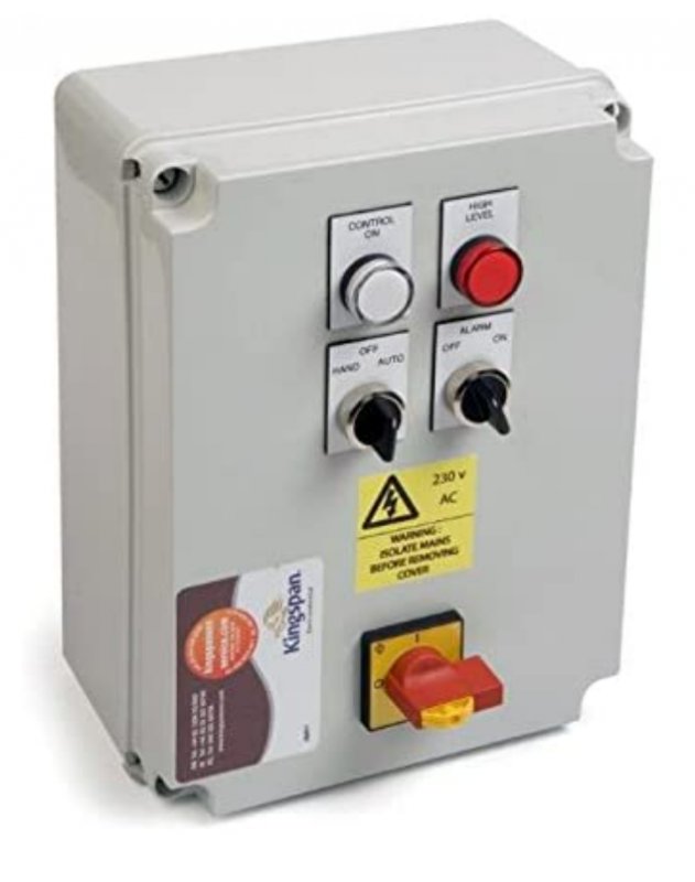 Single Pump Control Panel Single Phase